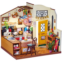 Rolife Cosy Kitchen DIY Miniature Dollhouse Kit