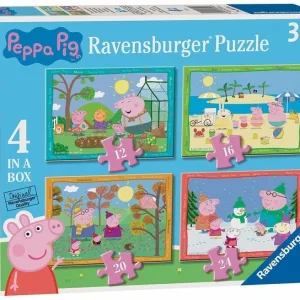 Ravensburger Peppa Pig Four Seasons 4 In A Box Jigsaw Puzzle