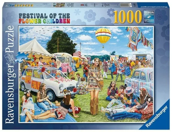 Festival of the Flower Children 1000 Piece Jigsaw Puzzle