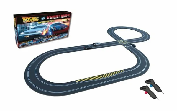 Scalextric 1980s TV - Back to the Future vs Knight Rider Race Set