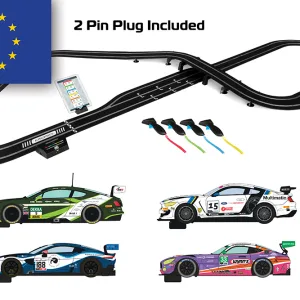 Scalextric ARC PRO Platinum GT Set - European plug The ultimate racing experience awaits with the Scalextric ARC PRO Platinum GT Set - European plug. Featuring: 4 x cars