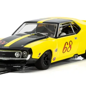 AMC AMX Javelin - Roy Woods Racing 1971 For 1971 the Roy Woods Racing Team entered two AMC Javelins into the Trans Am racing series. The cars were painted in a bright yellow with contrasting black scheme