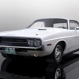 Dodge Challenger 1970 - White The Dodge Challenger is another icon of the unrivalled American Muscle car scene. Successful both on the track and on the street