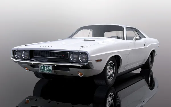 Dodge Challenger 1970 - White The Dodge Challenger is another icon of the unrivalled American Muscle car scene. Successful both on the track and on the street