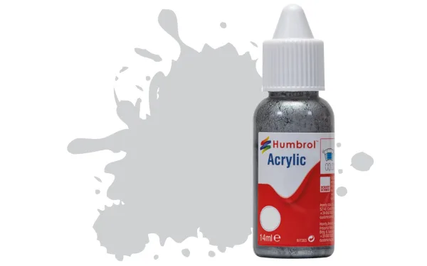 No 64 Light Grey - Matt These new Acrylic Dropper Bottles enable easier colour blending using the bespoke Humbrol Paint Palette (AG5111).