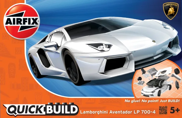 QUICKBUILD Lamborghini Aventador white