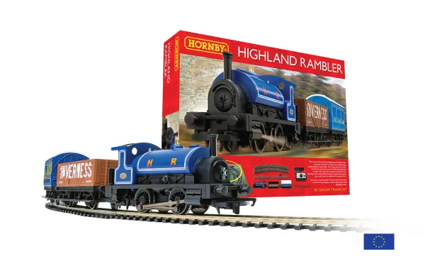 The Highland Rambler Train Set - Euro 2 pin plug <p>This Highland Rambler Train Set is the ideal gift for any train enthusiast or just as a treat to yourself. The immaculate painted finish on this locomotive makes the Highland Rambler a true must-have.<br><br>The set comes with: the locomotive