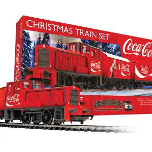 The Coca Cola Christmas Train Set - EU Plug Version <p>Resplendent in a Coke® Red livery