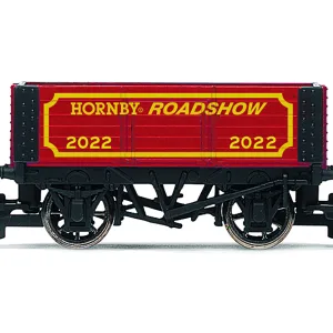 Hornby 2022 Roadshow Wagon (Web Exclusive) Every year Hornby travels up and down the country meeting model rail enthusiasts and having a great time. This special Hornby wagon celebrates Hornby's 2022 roadshow appearances.