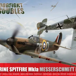 Spitfire Mk.1a & Messerschmitt BF109E-4 Dogfight Double