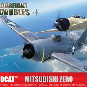 Grumman F-4F4 Wildcat & Mitsubishi Zero Dogfight Double