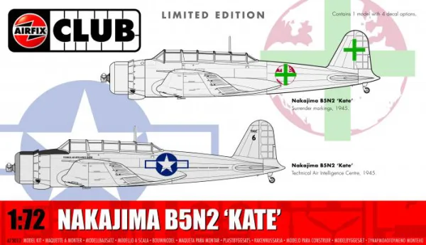 Nakajima B5N2 Kate Club Limited Edition