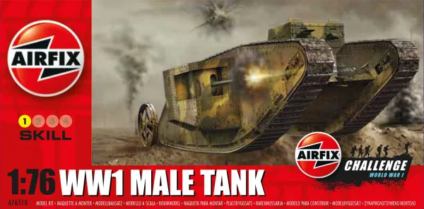 AIRFIX CHALLENGE WW1 MALE TANK