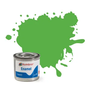 37 Bright Green Matt - 14ml Enamel Paint