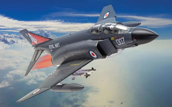 there can be few that were as visually striking as the mighty Phantom FG.1s of the Royal Navy