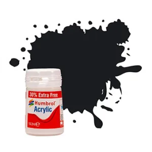 No 21 Black - Gloss -14ml Acrylic plus 30% Extra Free