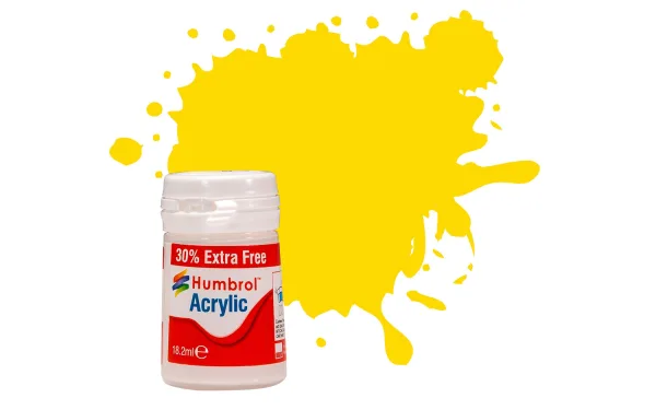 69 Yellow Gloss - 14ml Acrylic Paint - Plus 30%