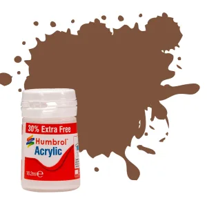 186 Brown Matt - 14ml Acrylic Paint - Plus 30%