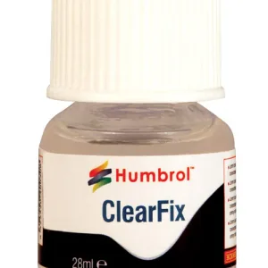 Clearfix 28ml Bottle Clearfix - the perfect glue for joining clear aprts onto a plastic model. You'll no longer see frosting inside the clear acrylic component with Clearfix. Perfect for aircrack cockpit glass