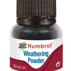 Weathering Powder Black - 28ml Humbrol Weathering Powders are a versatile means of adding realistic weathering effects to your models