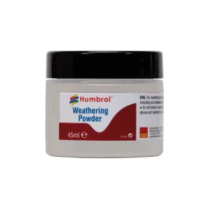 Weathering Powder White - 45ml Humbrol Weathering Powders are a versatile means of adding realistic weathering effects to your models