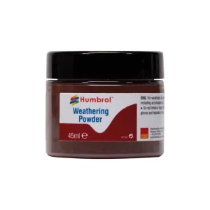 Weathering Powder Dark Earth - 45ml Humbrol Weathering Powders are a versatile means of adding realistic weathering effects to your models