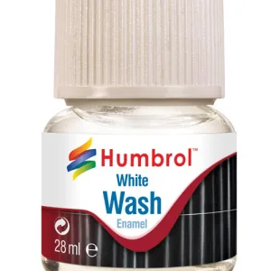 28ml Enamel Wash - White Humbrol Enamel Washes are the perfect way to enhance your models to the next level. Adding effects such as grime