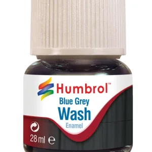 28ml Enamel Wash - Blue Grey Humbrol Enamel Washes are the perfect way to enhance your models to the next level. Adding effects such as grime