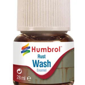 28ml Enamel Wash - Rust Humbrol Enamel Washes are the perfect way to enhance your models to the next level. Adding effects such as grime