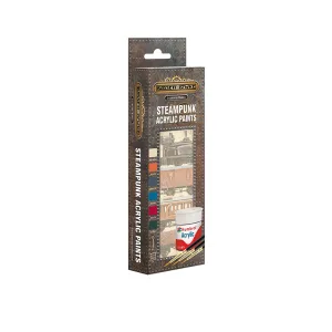 Steampunk Paint Pack Metallic Acrylic Pack contains: AB0012 - Copper Metallic