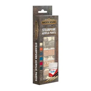 Steampunk Paint Pack Gloss Acrylic Pack contains: