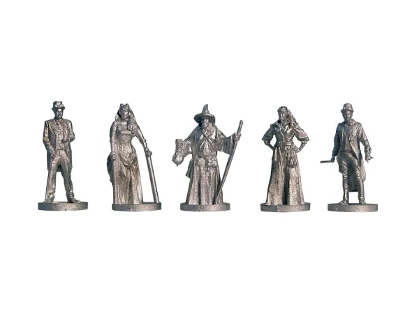 Steampunk Passengers Standing Pack 1 (5) 5 x 27mm SteamPunk standing passenger figures.