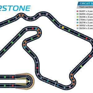 Silverstone A Track Layout (Analogue) <p>Whether you’re just starting out on your slot car racing journey or have been a long-time collector