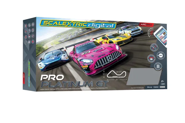 Scalextric ARC PRO - Pro Platinum - EU Plug <p>Scalextric ARC PRO; the first digital slot car race control system that allows users to wirelessly create and manage races through the use of a handheld smart device. Using Scalextric's revolutionary new ARC Pro powerbase in conjunction with this app