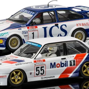 Legends Touring Car Twinpack - Ford Sierra RS500 and BMW E30 - Limited Edition These two rugged GT sports cars are ready to hit the track on one of four different layout configurations. Perfect for younger racers