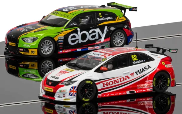 BTCC Champions Twin Pack - BMW 125 Series 1 & Honda Civic Limited Edition - Quantity: 5