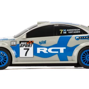 RCT Team Rally Car Finland With Super Resistant rally cars a crash doesn’t mean the competition is over - get back on track and catch up as soon as possible! Colour: Grey Number: 7