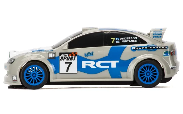 RCT Team Rally Car Finland With Super Resistant rally cars a crash doesn’t mean the competition is over - get back on track and catch up as soon as possible! Colour: Grey Number: 7