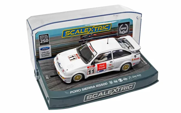 BTCC Anniversary Special Edition Ford Sierra RS500 - Robb Gravett 2018 marks 60 years of top racing action from the BTCC. From 1958 the series has travelled the UK with thrilling action