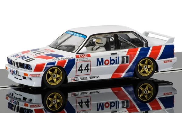 Autograph Series BMW E30 M3 - Steve Soper - Special Edition We are delighted to present our brand new Scalextric Autograph Series; a special edition collection of solo cars with insert cards signed by their real-life drivers! "As a kid I grew up with Scalextric