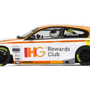 Autograph Series BTCC BMW 125 - Andy Priaulx - Special Edition We are delighted to present our brand new Scalextric Autograph Series; a special edition collection of solo cars with insert cards signed by their real-life drivers! Andy Priaulx is a European Touring Car Champion