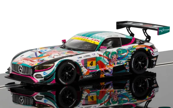 Mercedes AMG GT3 (Anime) <p>Goodsmile Hatsune Miku AMG AutobacsSuper GT 2016 Series Goodsmile Hatsune Miku (2016 Premier Version) Goodsmile Hatsune Miku AMG Race in the Japanese GT300 series