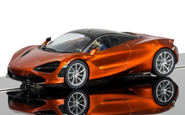 McLaren 720S - Azores Orange Newly Tooled Continuing Scalextric's long running relationship with McLaren is this exciting new addition to the Scalextric range - unveiled at the Geneva International Motor Show on March 7th 2017