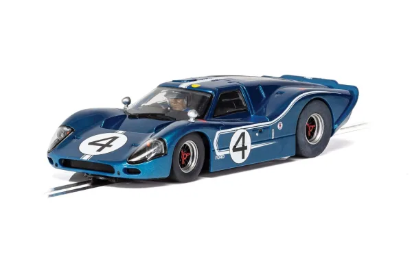 Ford GT MK IV - 1967 LeMans 24Hrs - Denny Hulme/Lloyd Ruby No.4 <p>The 1967 LeMans 24 Hours saw a titanic battle at the front of the field between the works Ford MKIV cars and the various Ferrari entrants. This culmination of the Ford Ferrari wars was eventually ended in favour of Ford