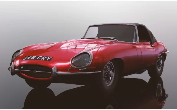 Jaguar E-Type - Red 848CRY The E-type needs no introduction