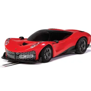 Scalextric Rasio C20 - Red Another great addition to the Scalextric Hyper car line up the Rasio C20 in red is a striking and durable car! Perfect for cruising the Scalextric city streets or tearing up the track