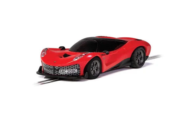 Scalextric Rasio C20 - Red Another great addition to the Scalextric Hyper car line up the Rasio C20 in red is a striking and durable car! Perfect for cruising the Scalextric city streets or tearing up the track