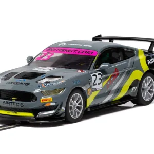 Ford Mustang GT4 - British GT 2019 - RACE Performance The Mustang GT4 has made a real impact on the British GT championship for 2019. New team RACE performance have entered this strikingly coloured example and have two excellent young drivers at the wheel. Aron Taylor-Smith has lots of previous BTCC history as well as a stint in the Blancpain Sprint series while Sam Smelt has also BTCC races to his name. The team has had a successful 2019 campaign with the car performing well in the tough GT4 category. The Mustang is a big powerful car