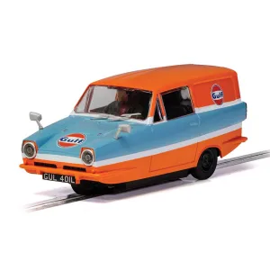 Reliant Regal Van - Gulf Edition The famous and iconic Gulf livery looks brilliant splashed over any machine. From the wonderful roaring Porsche 917s of the 1970s