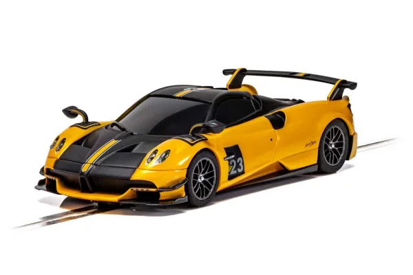 Pagani Huayra Roadster BC - Yellow <p>The Pagani Huayra BC Roadster is an open top variant of the more track focused Huayra BC. Developing 789BHP from its 6.0 litre twin turbo V12